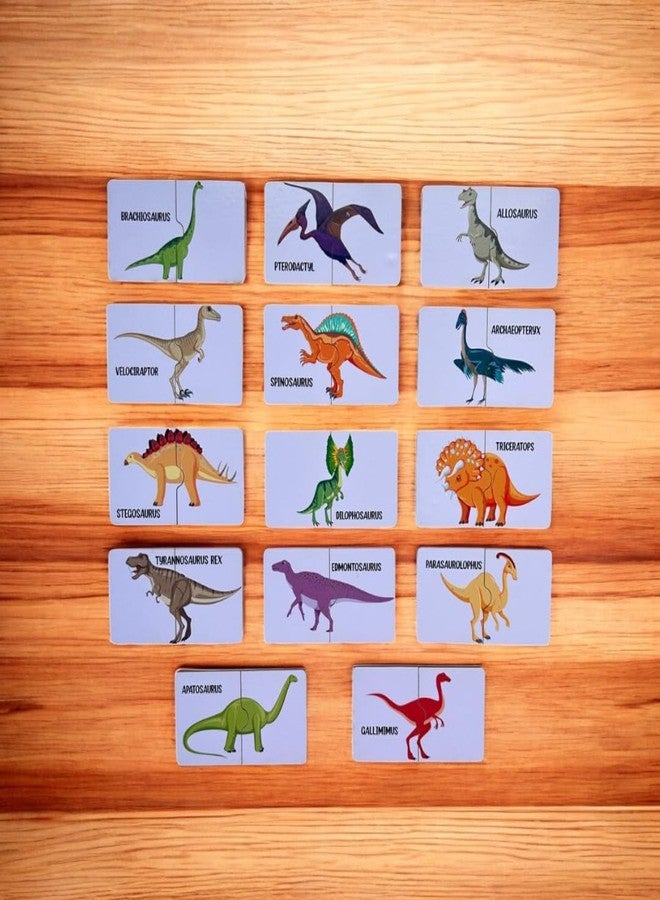 Kiddiwinks Winkslab:Two-Piece Dinosaurs Puzzle Dinosaur Matching Puzzle for Kids - Fun & Educational Prehistoric Learning Game - Image 5